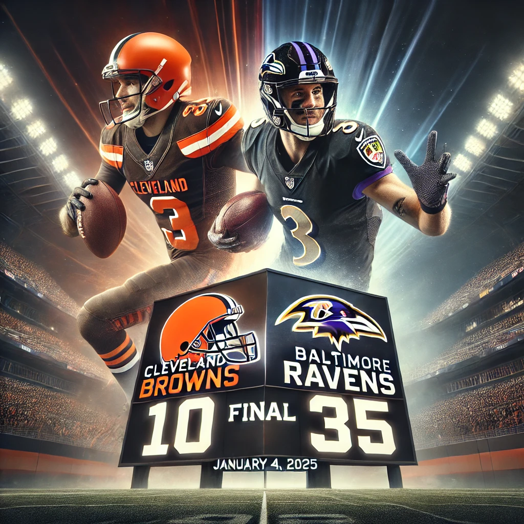 Ravens Schiacciano i Browns: Dominio Totale e AFC North in&nbsp;Tasca