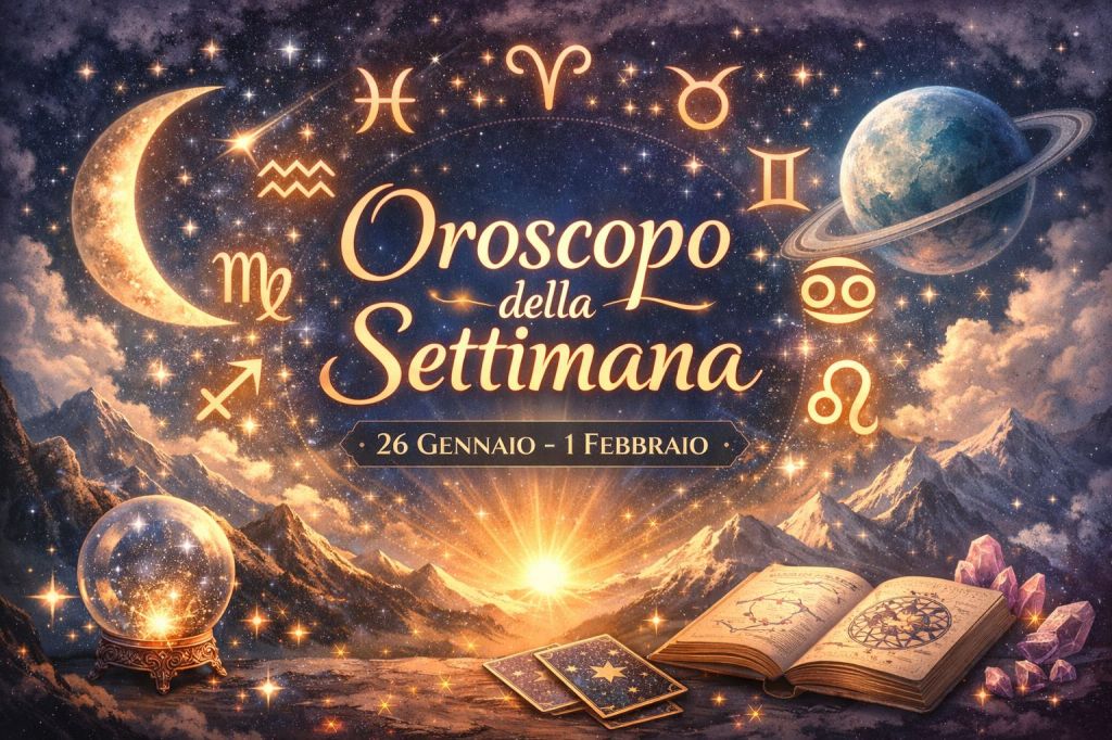 Oroscopo settimanale dal 26 gennaio al 1&nbsp;febbraio